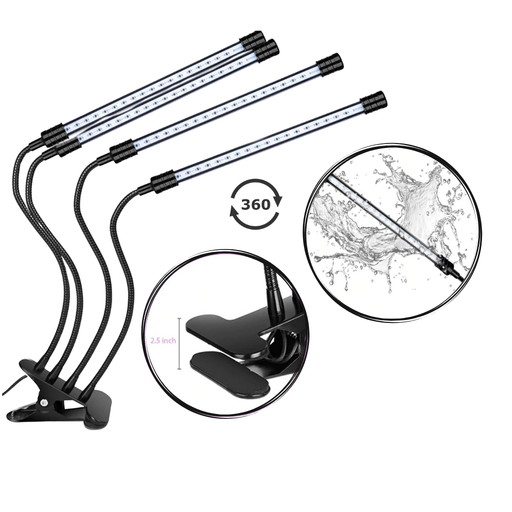 4-Head LED USB Indoor Grow Light