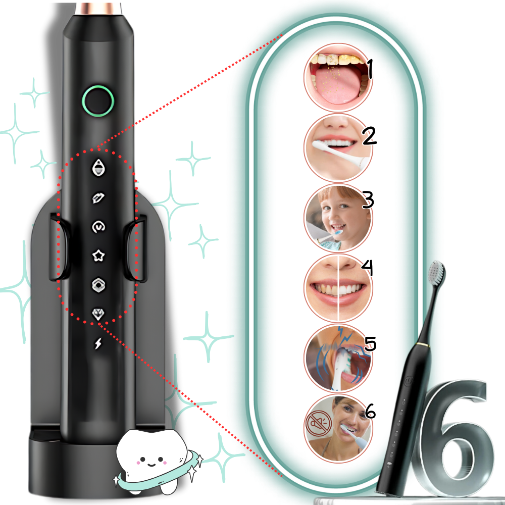 Adult Sonic Electric Toothbrush - Ozerty