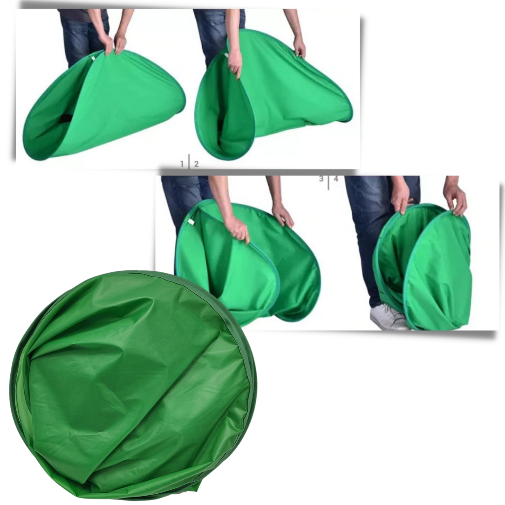 Collapsible Green Screen for Chair