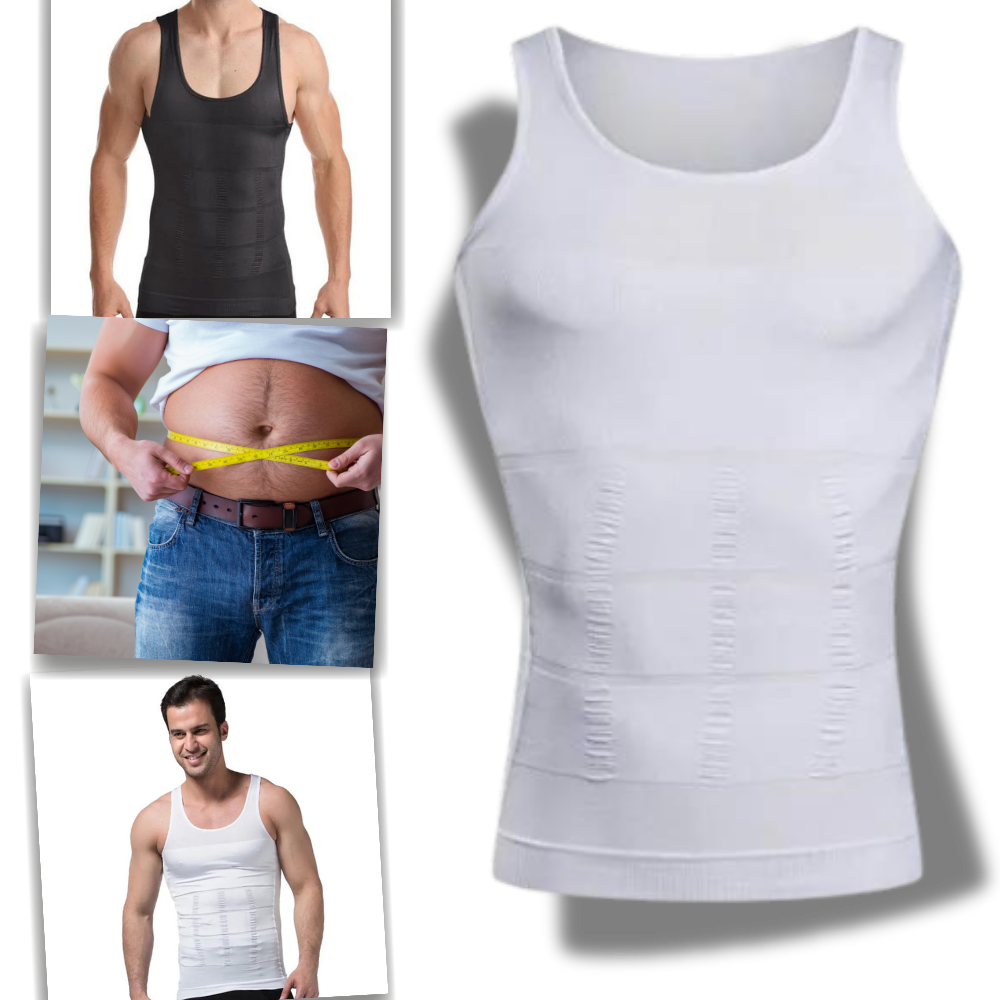 Discreet Men's Slimming Body Shaper - Ozerty