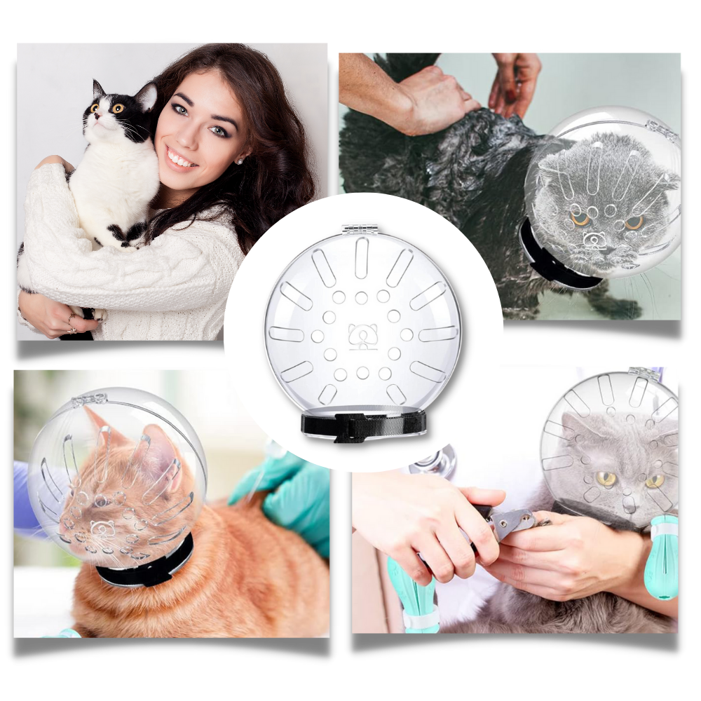 Grooming Cat Muzzle Anti-Bite - Ozerty