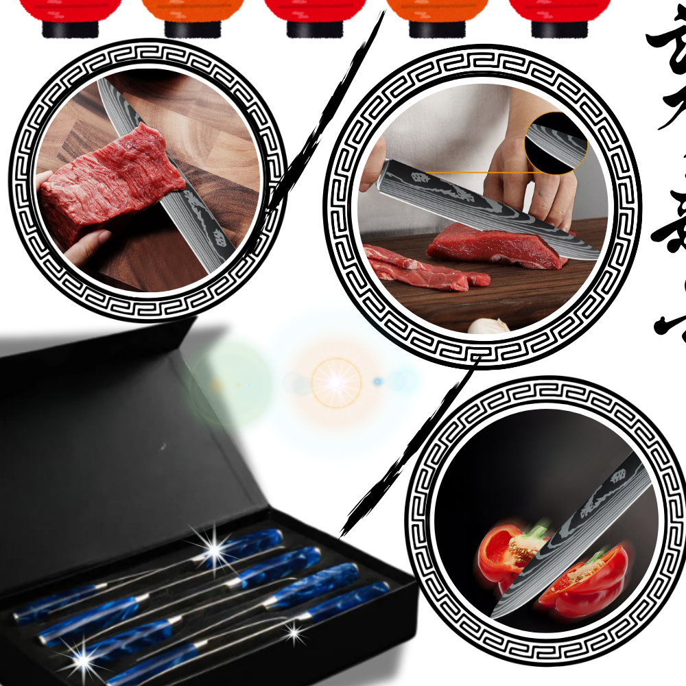 Ocean Blue Japanese Knives - Ozerty