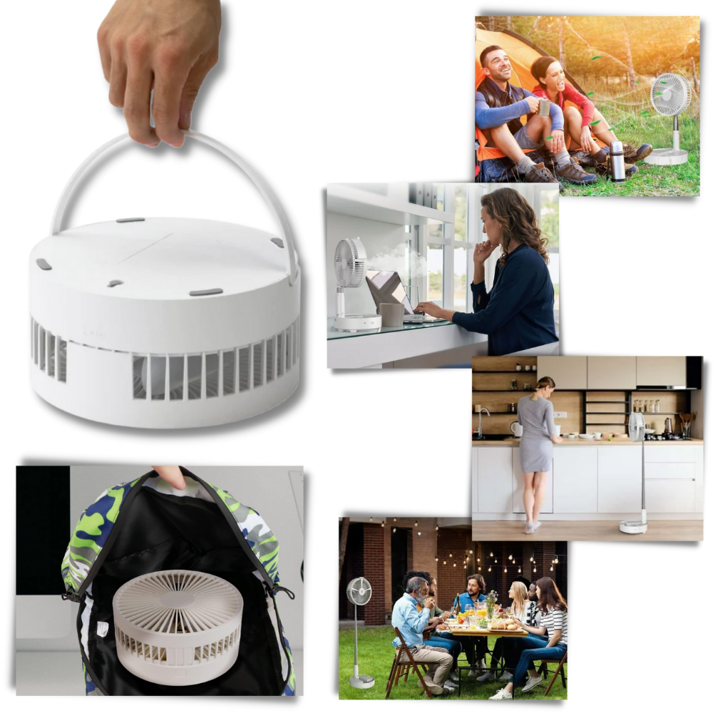 USB charging portable fan - Ozerty