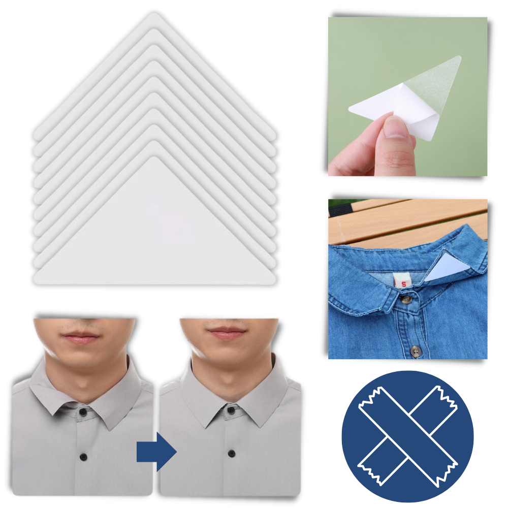 Wash Resistant Invisible Collar Sticker - Ozerty