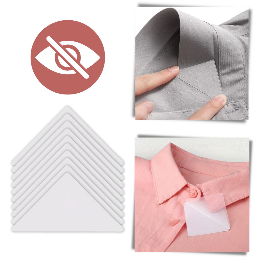 Wash Resistant Invisible Collar Sticker - Ozerty