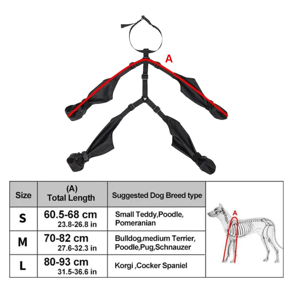 Waterproof Dog Suspenders Boots - Ozerty