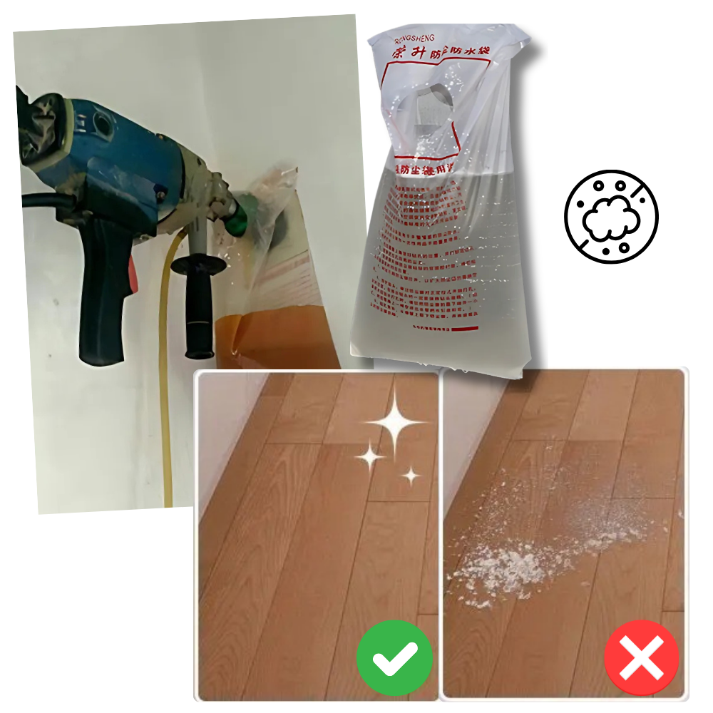 Waterproof Drill Dust Collector Bags - Ozerty