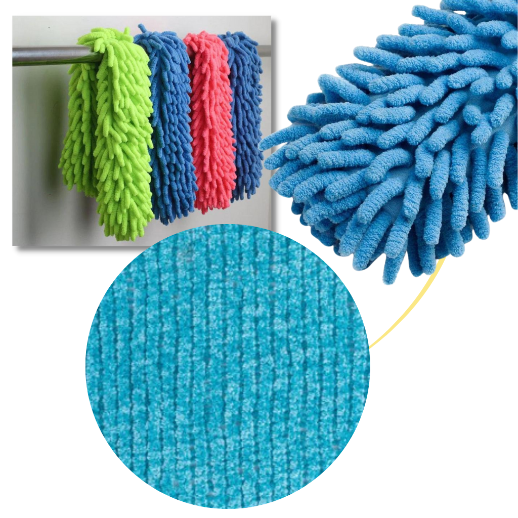 Microfiber flexible cleaning duster
