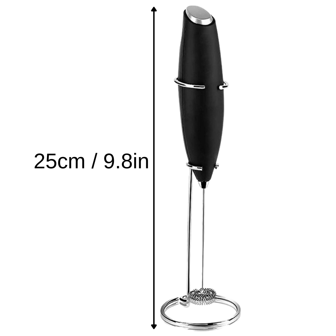 Electric Handheld Milk Frother with holder