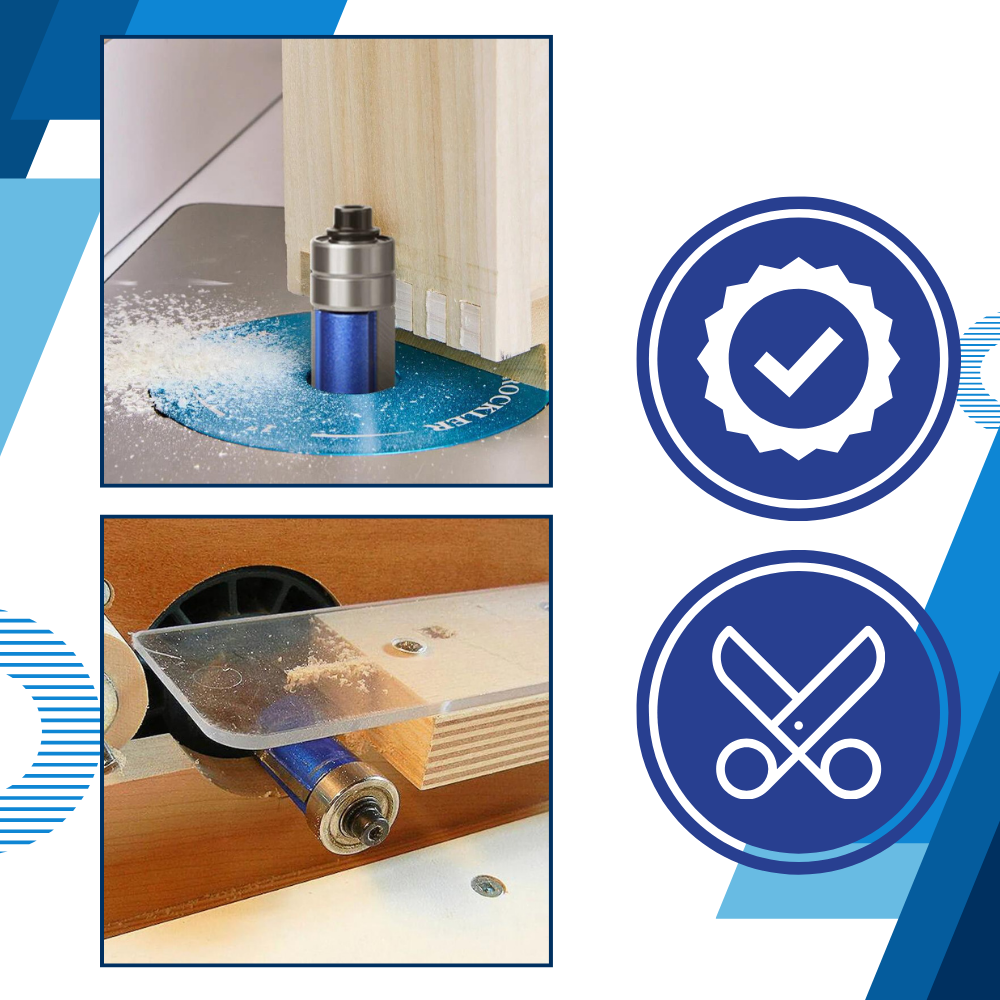 Anti-Kick Router Bits For Wood - Ozerty