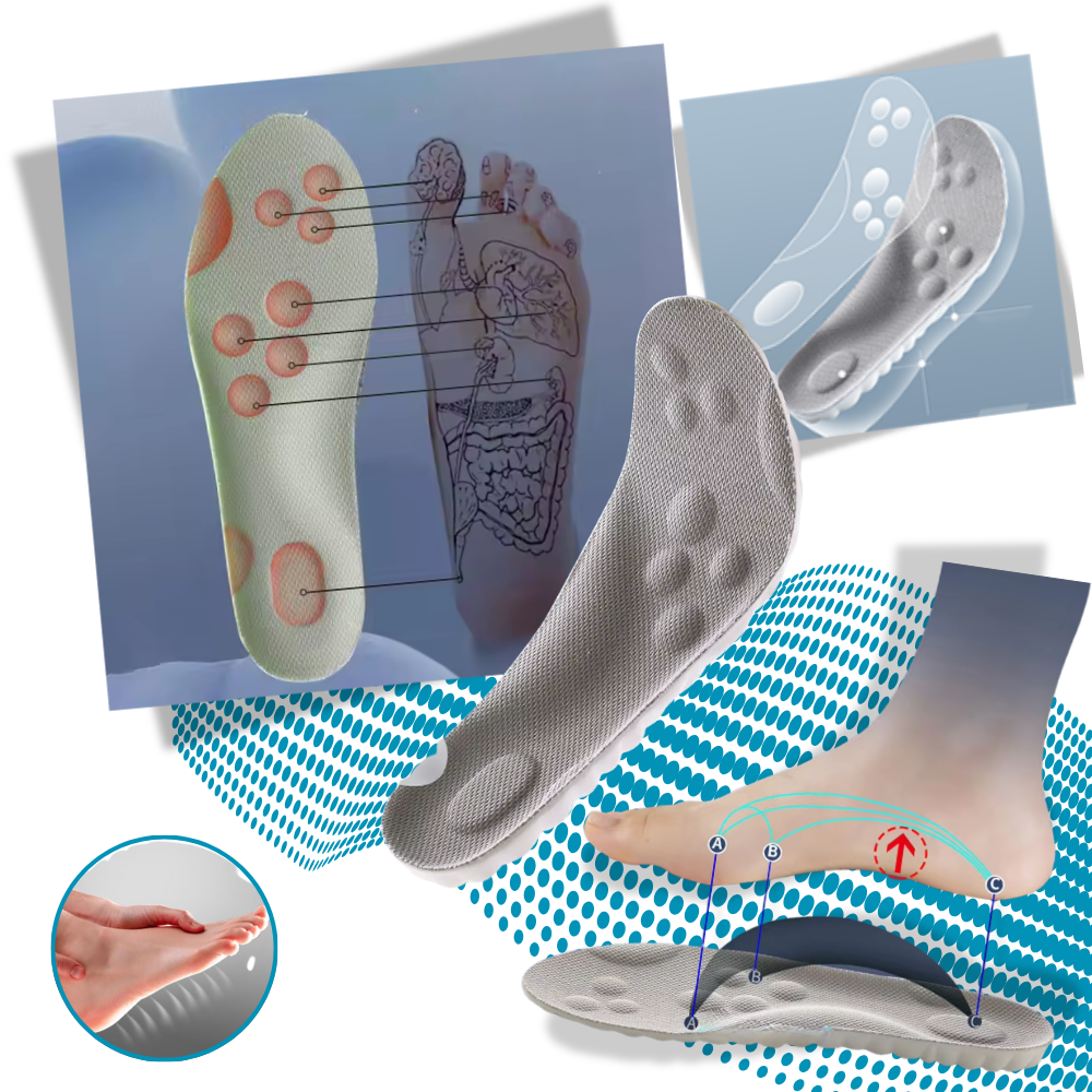 Orthopedic Memory Foam Shoe Insoles - Ozerty