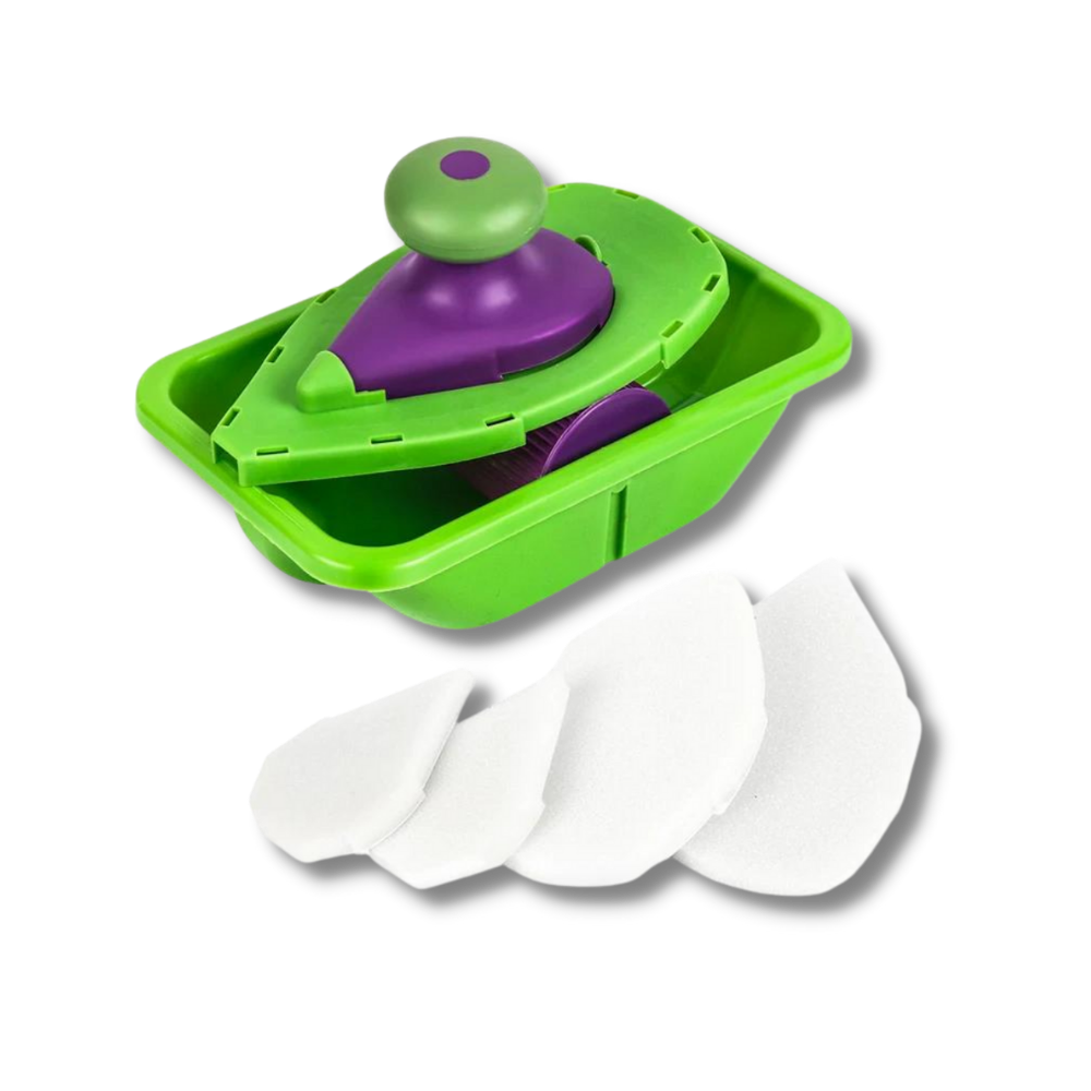 Paint Edger Set 4pcs Sponge Point and Decorative  - Ozerty