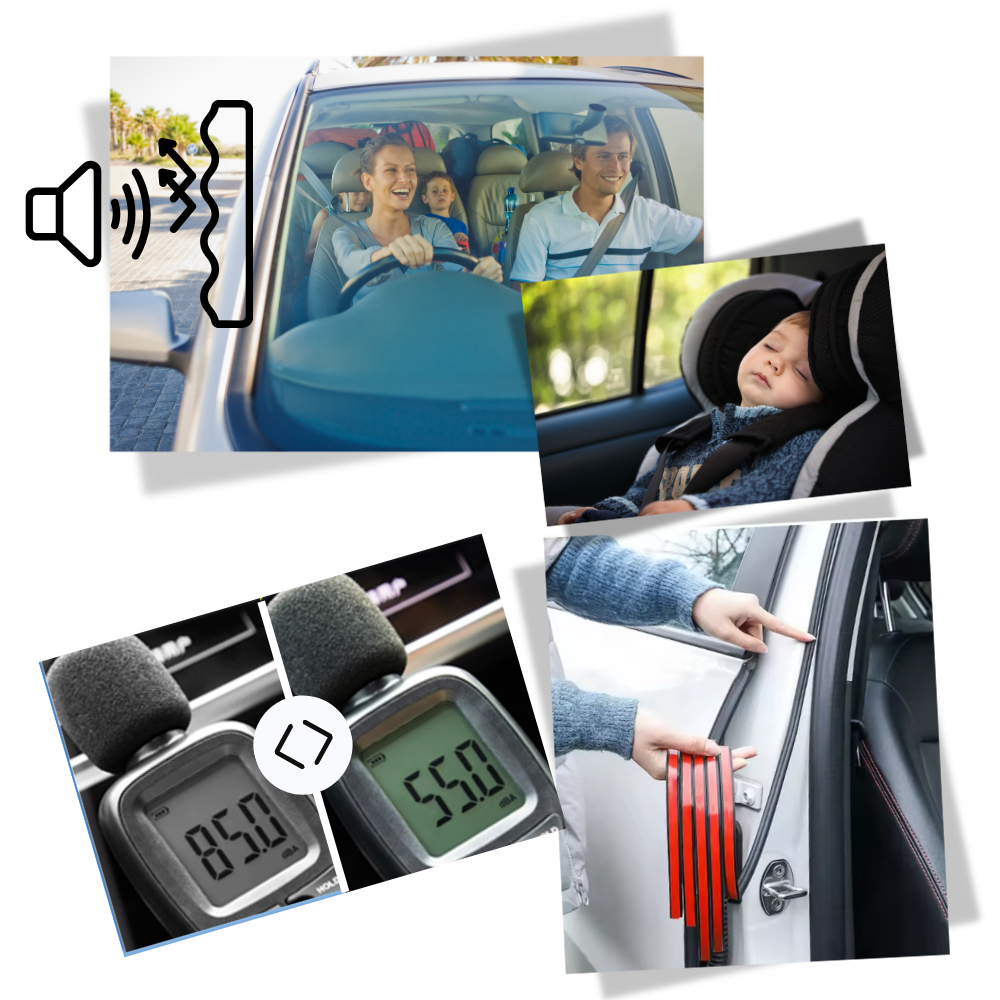 lPerfect Seal Car Soundproof Weather Strip - Ozerty