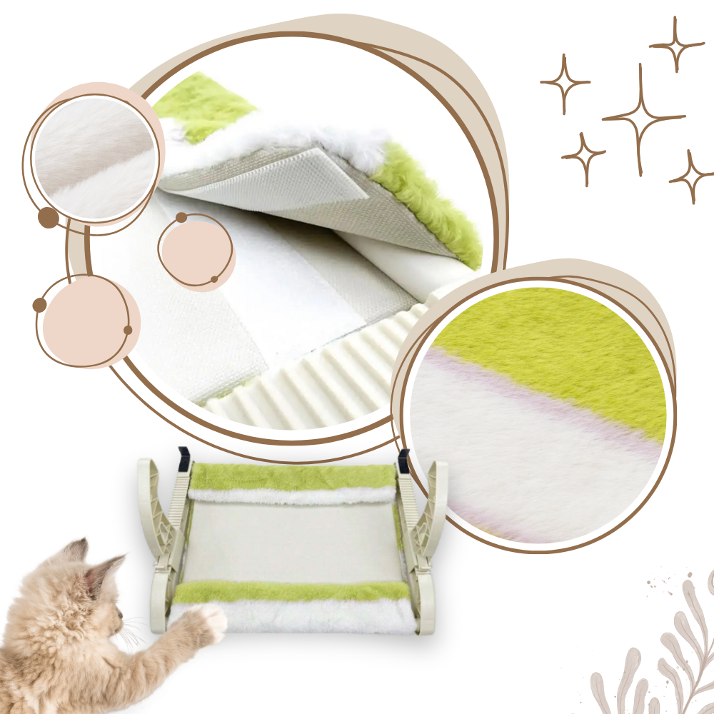 Tool-Free Cat Bed & Window Perch - Ozerty